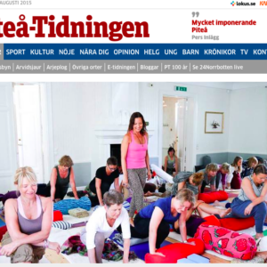 Piteå_tidning_Magdalena_Yinyoga